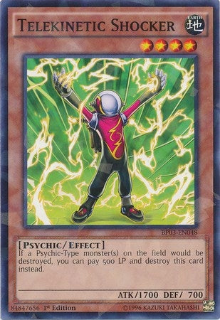 Telekinetic Shocker (Shatterfoil) (3048) (BP03) - YuGiOh Single