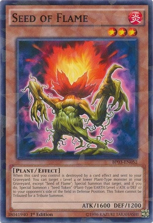 Seed of Flame (Shatterfoil) (3052) (BP03) - YuGiOh Single