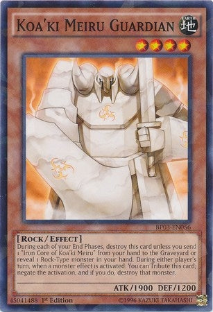 Koa’ki Meiru Guardian (Shatterfoil) (3056) (BP03) - YuGiOh Single
