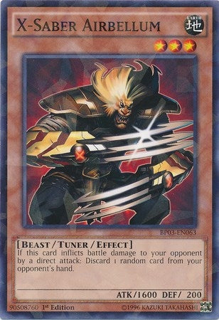 X-Saber Airbellum (Shatterfoil) (3063) (BP03) - YuGiOh Single