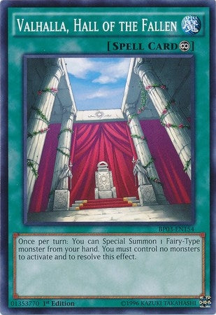 Valhalla Hall of the Fallen (3154) (BP03) - YuGiOh Single