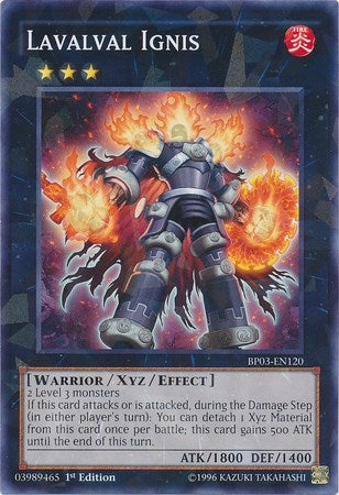 Lavalval Ignis (Shatterfoil) (3120) (BP03) - YuGiOh Single