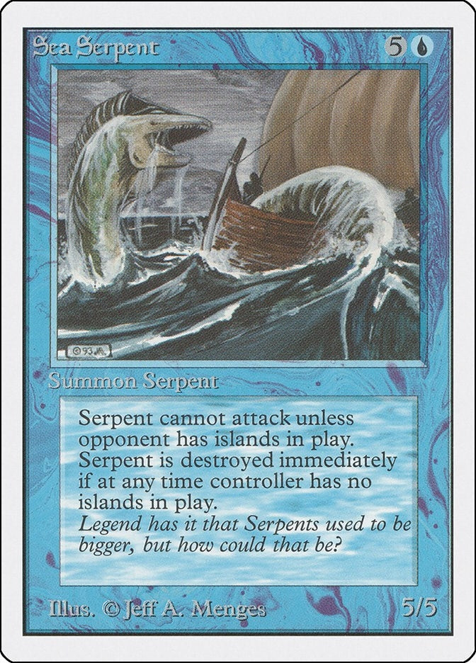 Sea Serpent [2ED] - MTG Single