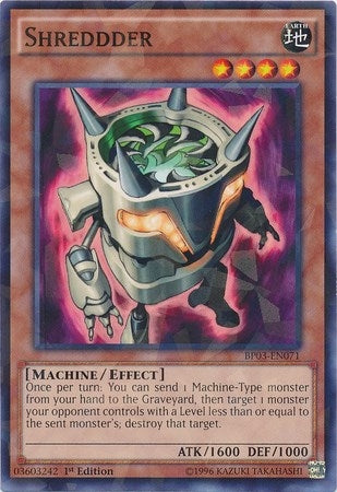 Shreddder (Shatterfoil) (3071) (BP03) - YuGiOh Single
