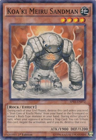 Koa’ki Meiru Sandman (Shatterfoil) (3072) (BP03) - YuGiOh Single
