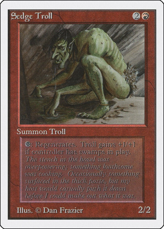 Sedge Troll [2ED] - MTG Single