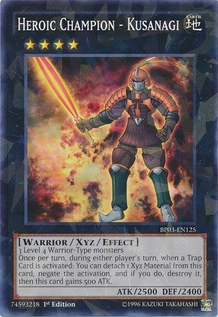 Heroic Champion - Kusanagi (Shatterfoil) (3125) (BP03) - YuGiOh Single