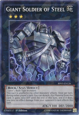 Giant Soldier of Steel (Shatterfoil) (3126) (BP03) - YuGiOh Single