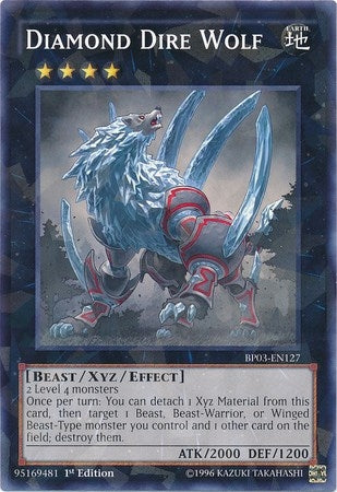 Diamond Dire Wolf (Shatterfoil) (3127) (BP03) - YuGiOh Single