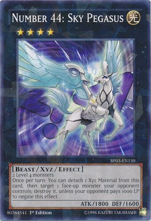 Number 44: Sky Pegasus (Shatterfoil) (3130) (BP03) - YuGiOh Single