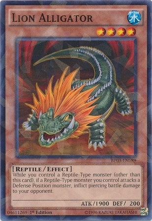 Lion Alligator (Shatterfoil) (3089) (BP03) - YuGiOh Single