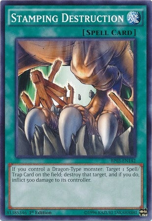 Stamping Destruction (3142) (BP03) - YuGiOh Single