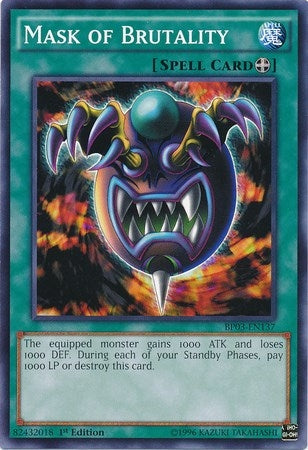 Mask of Brutality (3137) (BP03) - YuGiOh Single