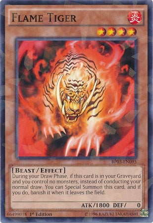Flame Tiger (Shatterfoil) (3095) (BP03) - YuGiOh Single