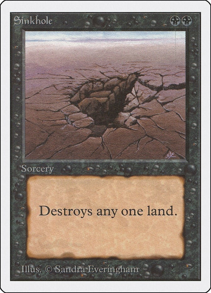 Sinkhole [2ED] - MTG Single