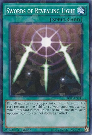 Swords of Revealing Light (Shatterfoil) (3133) (BP03) - YuGiOh Single