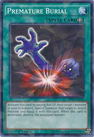 Premature Burial (Shatterfoil) (3136) (BP03) - YuGiOh Single