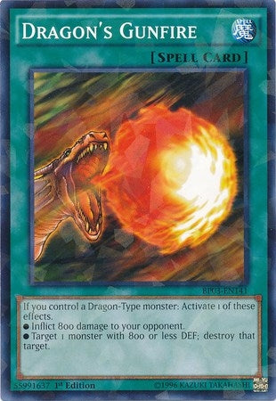 Dragon’s Gunfire (Shatterfoil) (3141) (BP03) - YuGiOh Single
