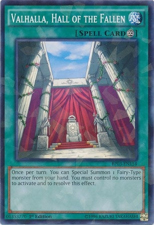 Valhalla Hall of the Fallen (Shatterfoil) (3154) (BP03) - YuGiOh Single