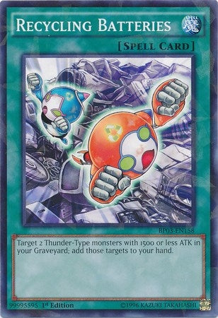 Recycling Batteries (Shatterfoil) (3158) (BP03) - YuGiOh Single
