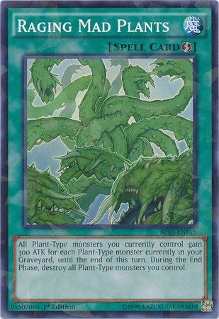 Raging Mad Plants (Shatterfoil) (3165) (BP03) - YuGiOh Single