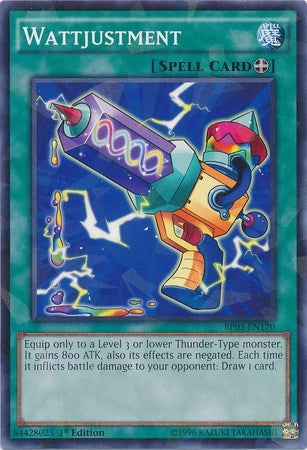 Wattjustment (Shatterfoil) (3170) (BP03) - YuGiOh Single
