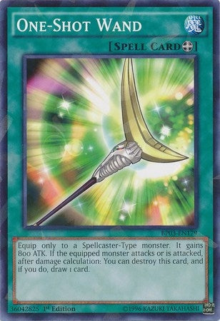 One-Shot Wand (Shatterfoil) (3179) (BP03) - YuGiOh Single