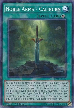 Noble Arms - Caliburn (Shatterfoil) (3182) (BP03) - YuGiOh Single