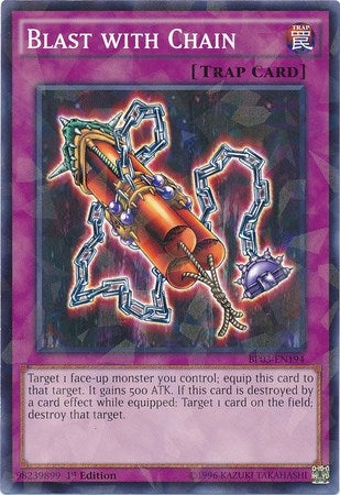 Blast with Chain (Shatterfoil) (3194) (BP03) - YuGiOh Single