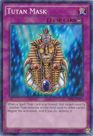Tutan Mask (Shatterfoil) (3195) (BP03) - YuGiOh Single