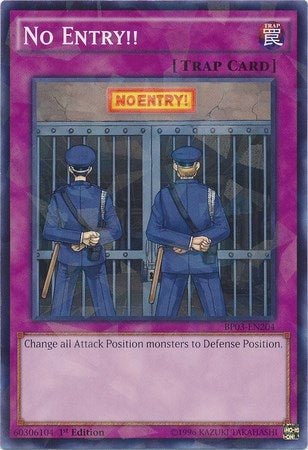 No Entry!! (Shatterfoil) (3204) (BP03) - YuGiOh Single