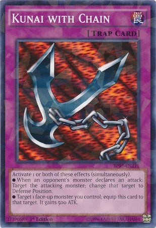 Kunai with Chain (Shatterfoil) (3210) (BP03) - YuGiOh Single