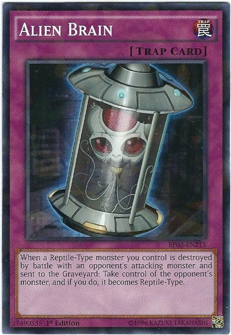 Alien Brain (Shatterfoil) (3215) (BP03) - YuGiOh Single