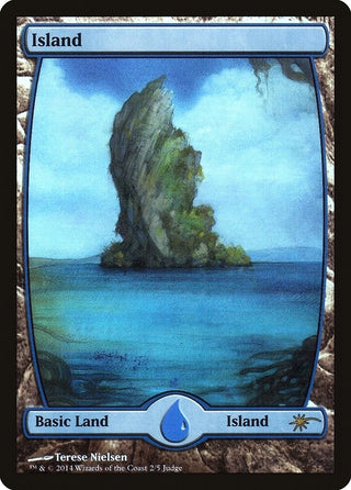 Island - Full Art (2) (2) [JDG] - MTG Single