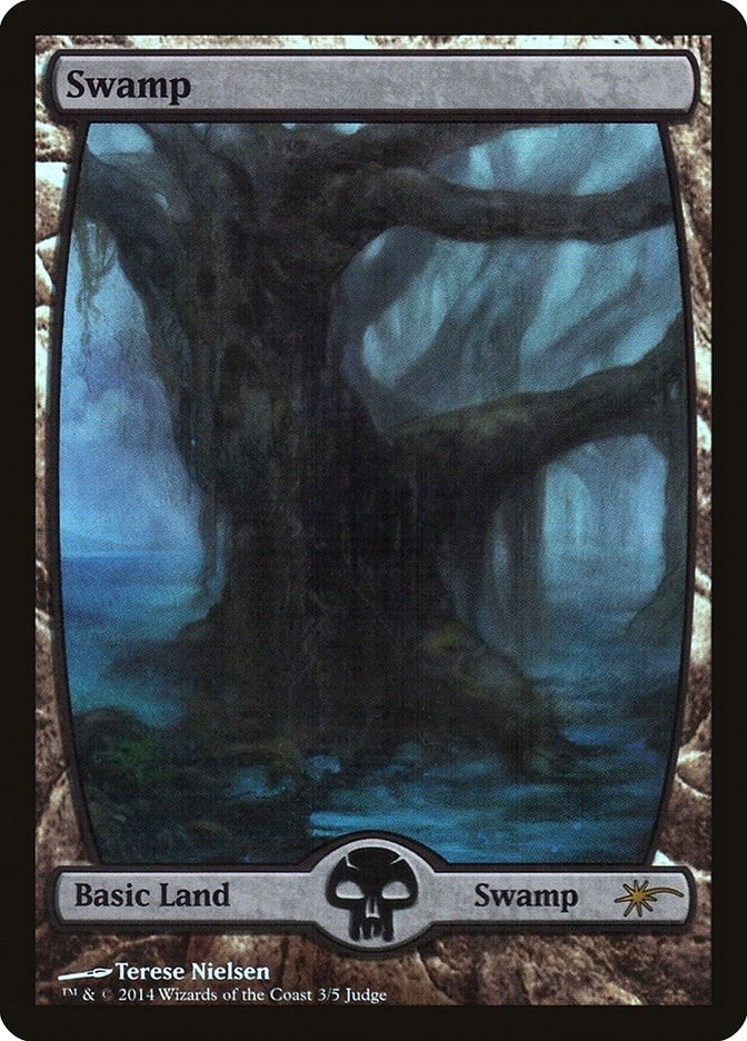 Swamp - Full Art (3) (3) [JDG] - MTG Single