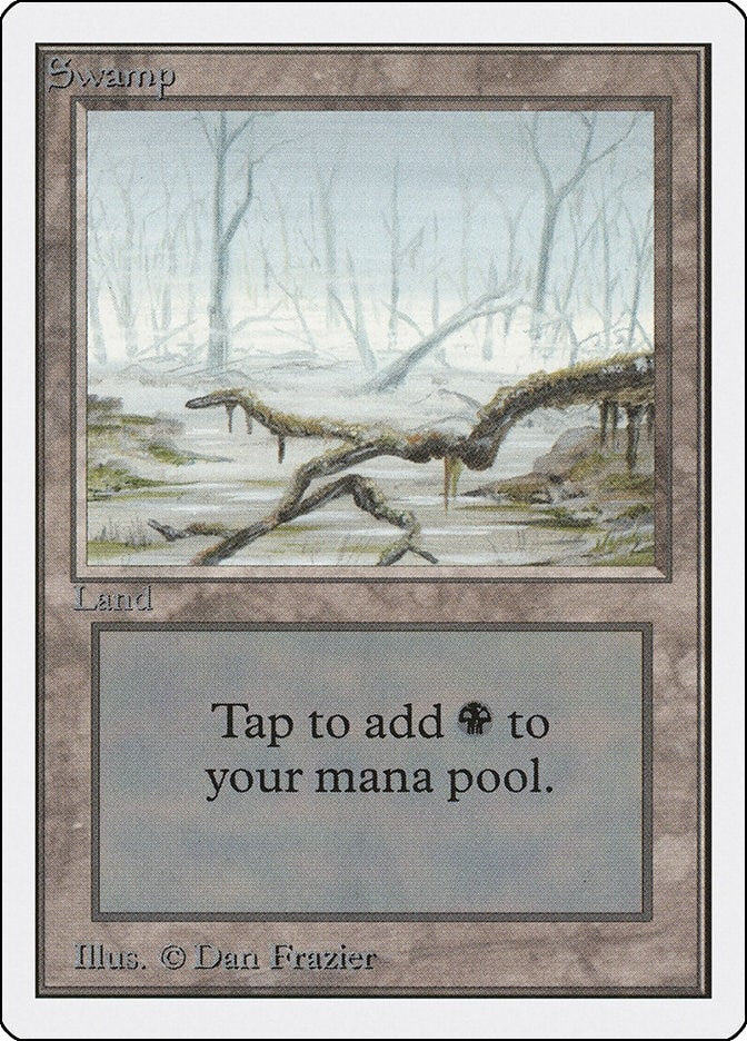 Swamp (A) [2ED] - MTG Single