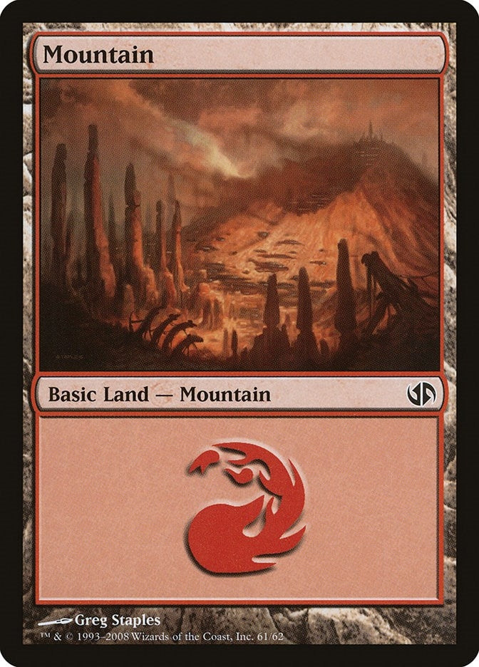 Mountain (61) (61) [DD2] - MTG Single