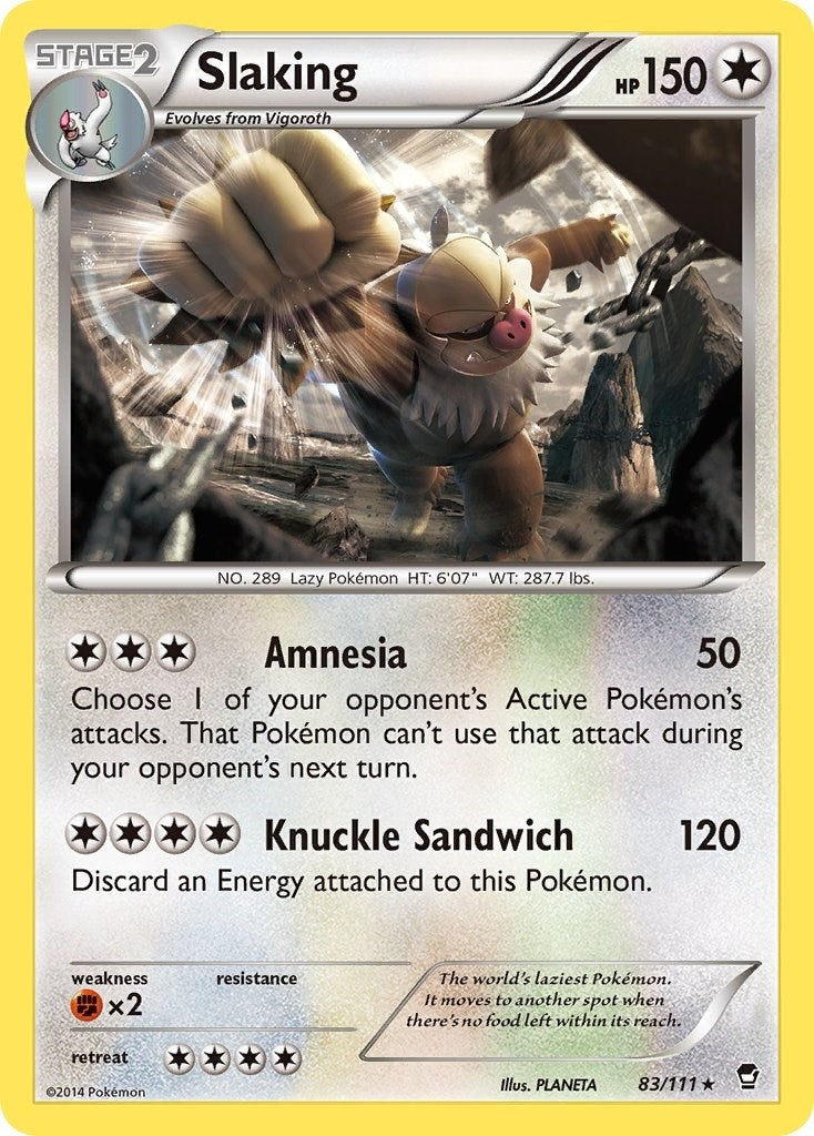 Image for Slaking (83/111) (XY - Furious Fists) - Pokemon