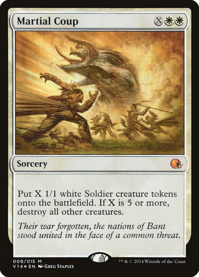 Martial Coup (9) [V14] - MTG Single