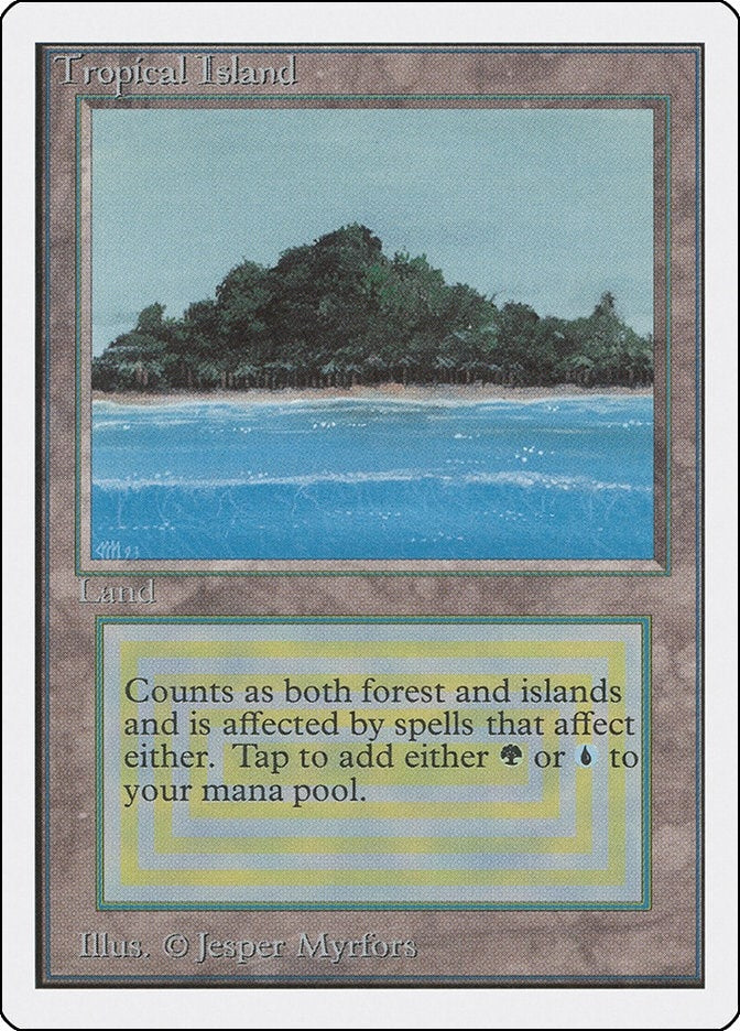 Tropical Island [2ED] - MTG Single