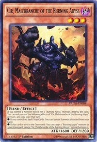 Cir Malebranche of the Burning Abyss (84) (DUEA) - YuGiOh Single