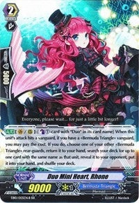Duo Mini Heart Rhone (Black) (10005) [EB10] - Cardfight Vanguard Single