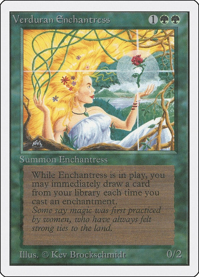 Verduran Enchantress [2ED] - MTG Single