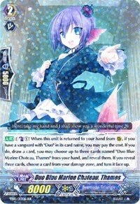 Duo Blue Marine Chateau Thames (Black) (10013) [EB10] - Cardfight Vanguard Single