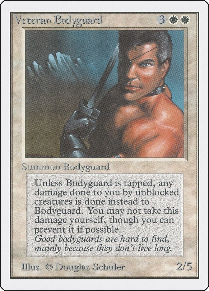Veteran Bodyguard [2ED] - MTG Single