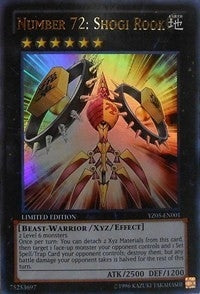 Number 72: Shogi Rook (5001) (YZ0#) - YuGiOh Single