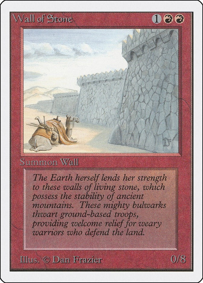 Wall of Stone [2ED] - MTG Single