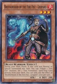 Brotherhood of the Fire Fist - Leopard (14013) (MP14) - YuGiOh Single