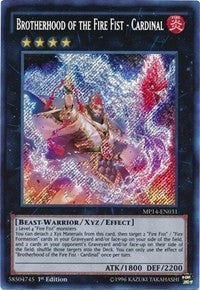 Brotherhood of the Fire Fist - Cardinal (14031) (MP14) - YuGiOh Single