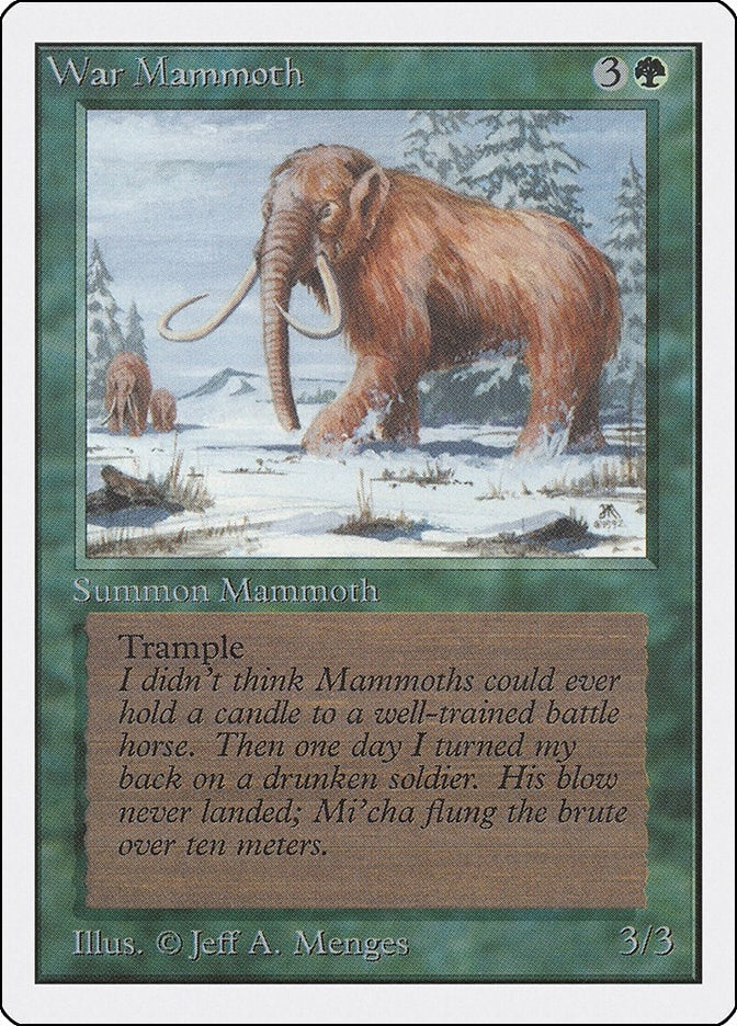War Mammoth [2ED] - MTG Single
